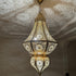 Large Moroccan brass chandelier lighting , Moroccan bronze light (PL 10014)